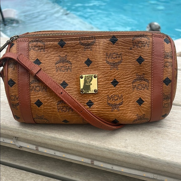 MCM (Mode Creation Munich) Visetos Leather Crossbody - Main Image